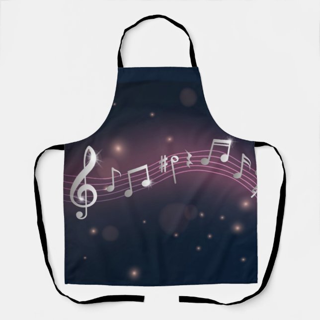 Music pattern apron (Front)