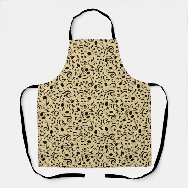 Music pattern apron (Front)