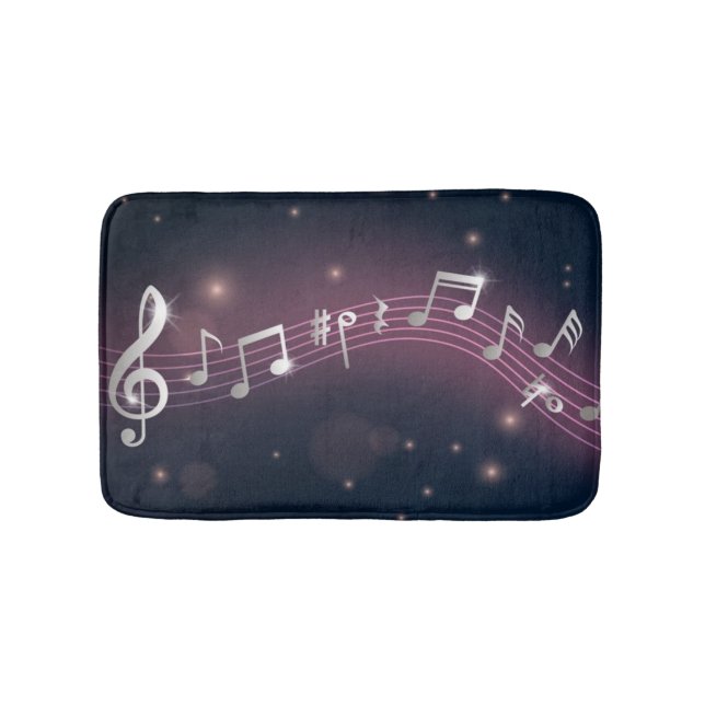Music pattern bath mat (Front)