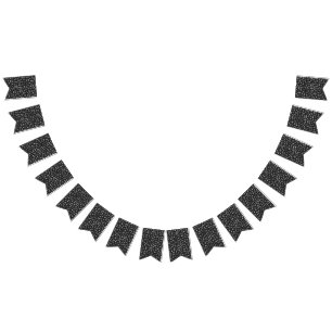 Music pattern bunting flags