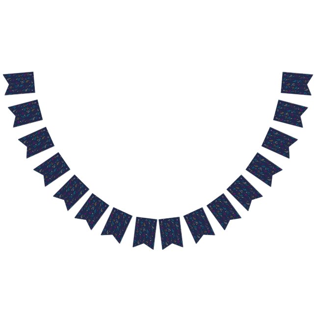 Music pattern bunting flags (All)