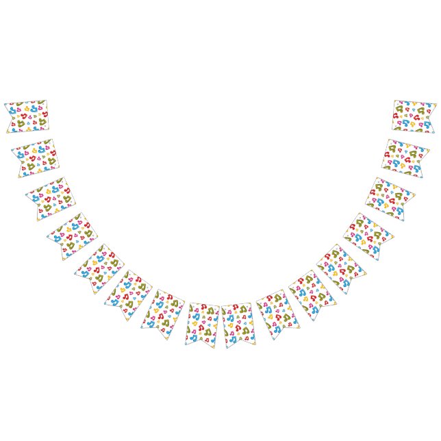 Music pattern bunting flags (All)