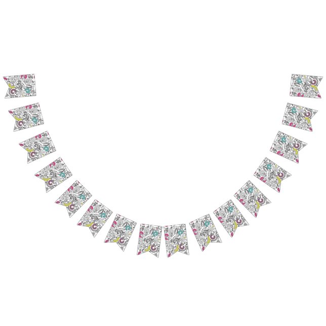Music pattern bunting flags (All)