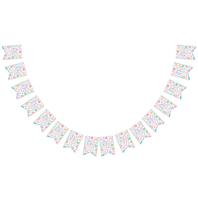 Music pattern bunting flags (All)