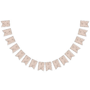 Music pattern bunting flags