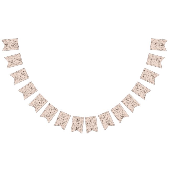 Music pattern bunting flags (All)