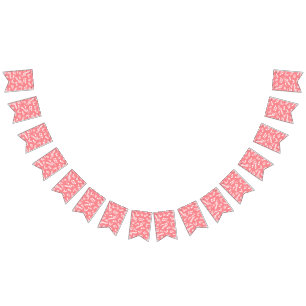 Music pattern bunting flags