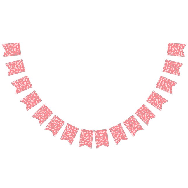 Music pattern bunting flags (All)