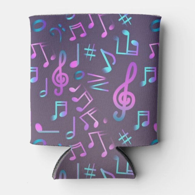 Music pattern can cooler (Front)