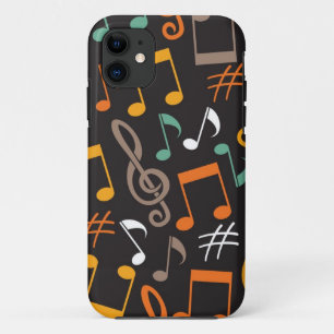 Music pattern iPhone 11 case