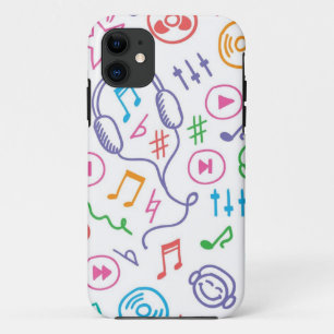 Music pattern iPhone 11 case