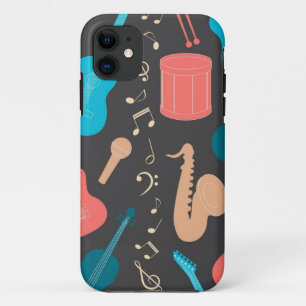 Music pattern iPhone 11 case