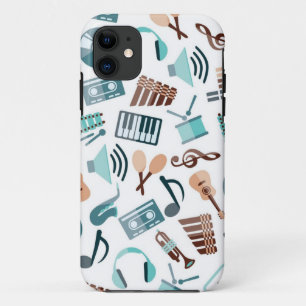 Music pattern iPhone 11 case
