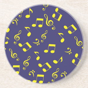 Music pattern coaster