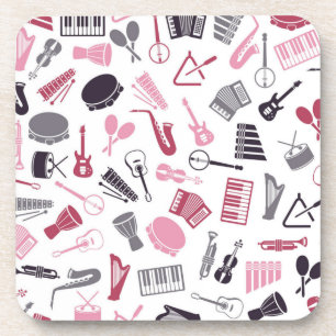 Music pattern coaster