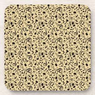 Music pattern coaster