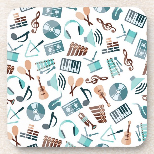 Music pattern coaster (Front)