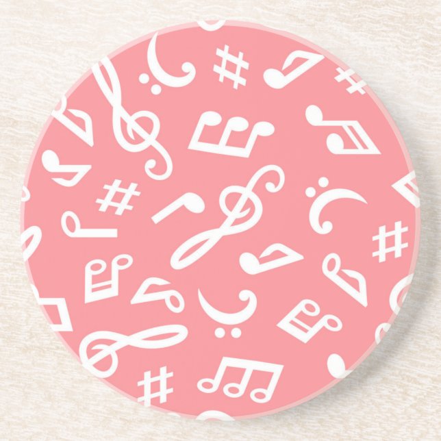 Music pattern coaster (Front)