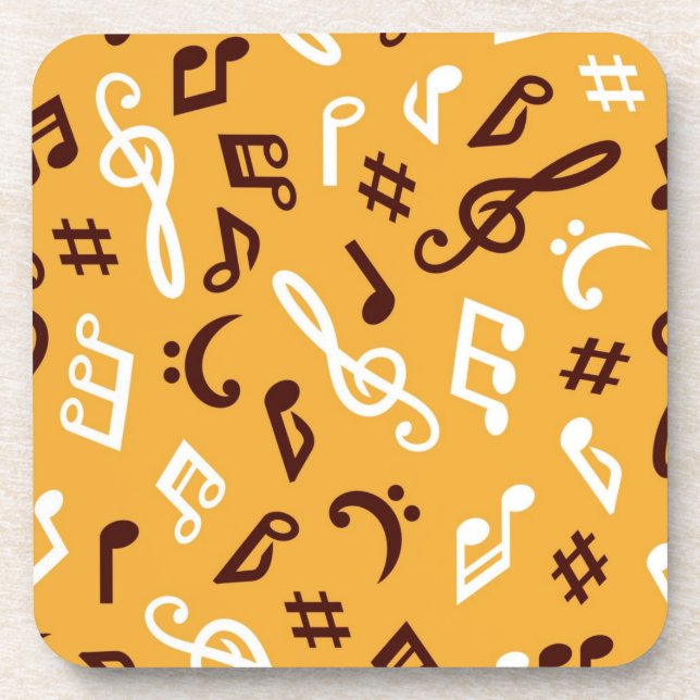 Music pattern coaster (Front)
