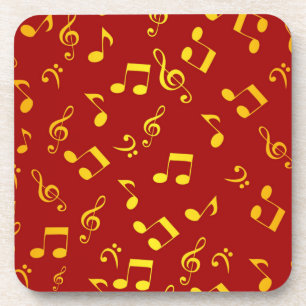 Music pattern coaster
