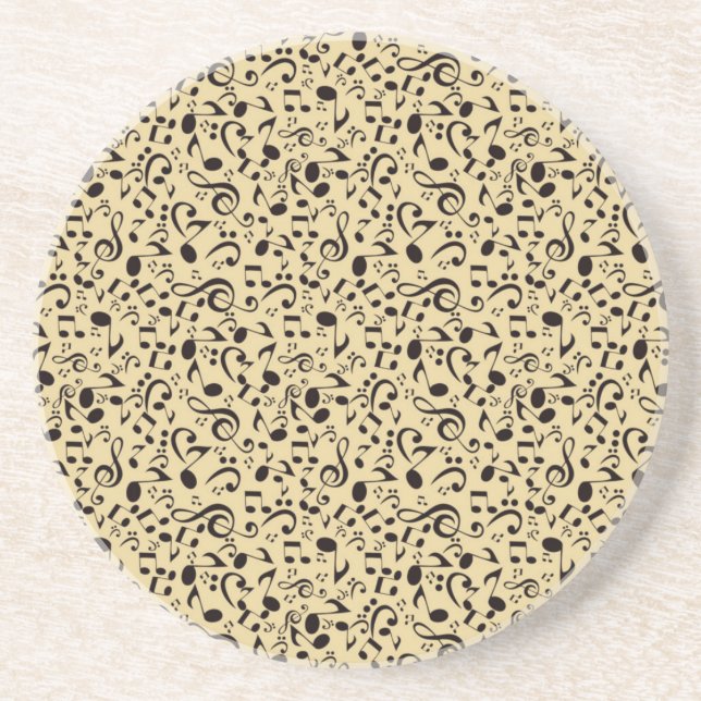 Music pattern coaster (Front)