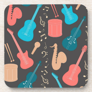 Music pattern coaster