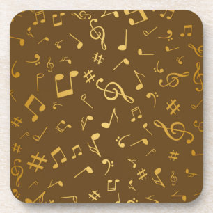 Music pattern coaster