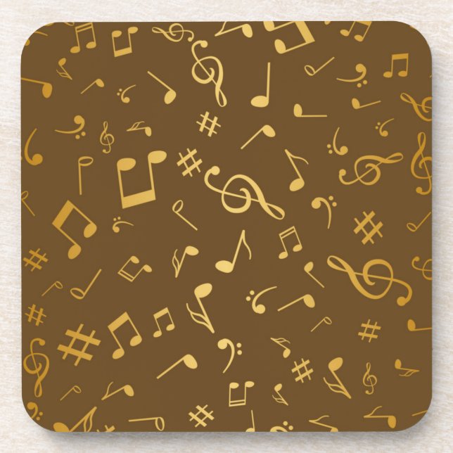 Music pattern coaster (Front)