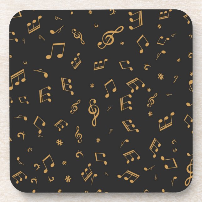 Music pattern coaster (Front)