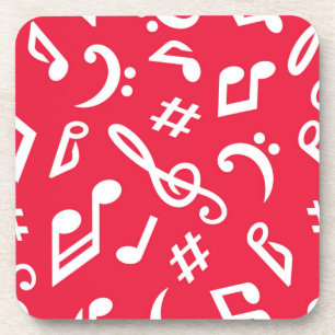 Music pattern coaster
