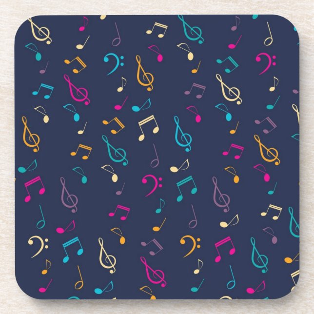 Music pattern coaster (Front)
