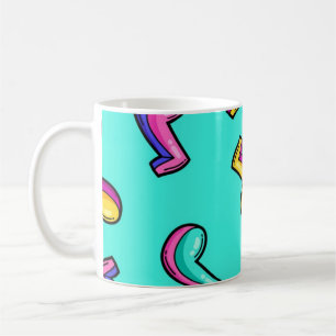 Music pattern coffee mug