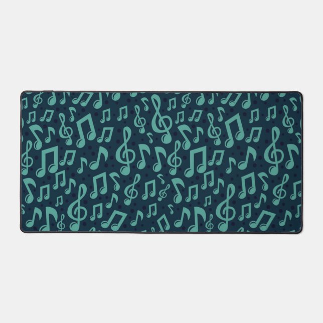 Music pattern desk mat (Front)