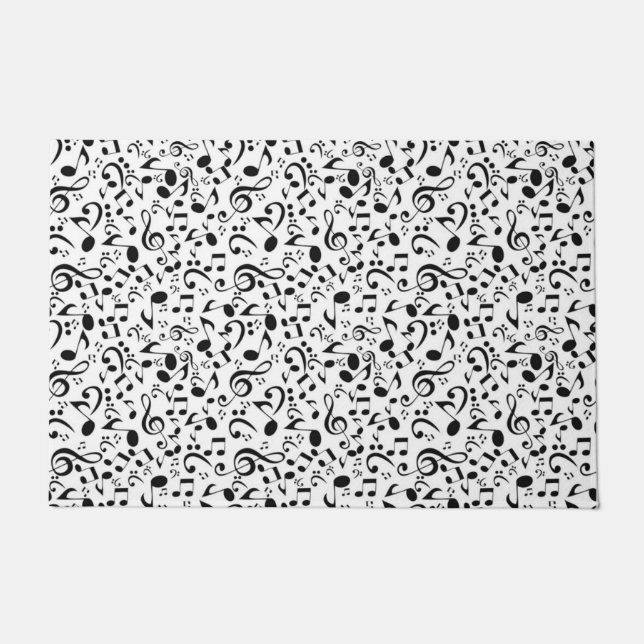 Music pattern doormat (Front)