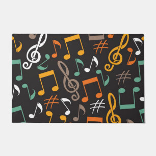 Music pattern doormat