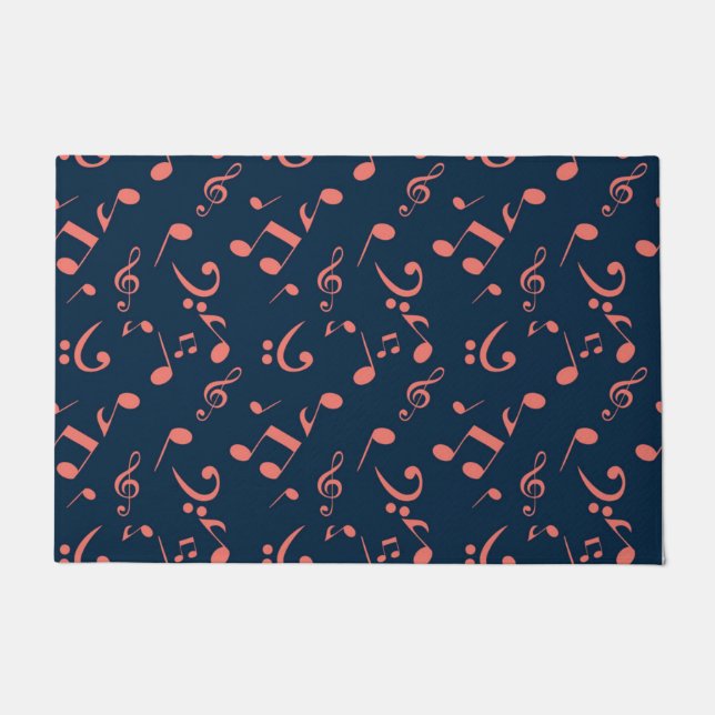 Music pattern doormat (Front)