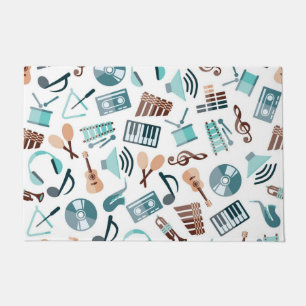 Music pattern doormat