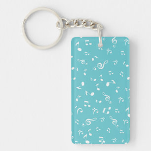 Music pattern keychain