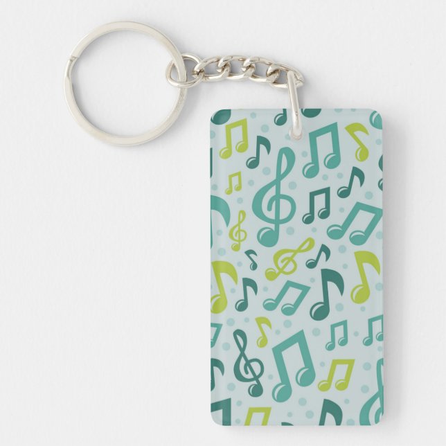 Music pattern keychain (Front)
