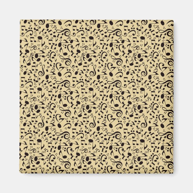 Music pattern magnet (Front)