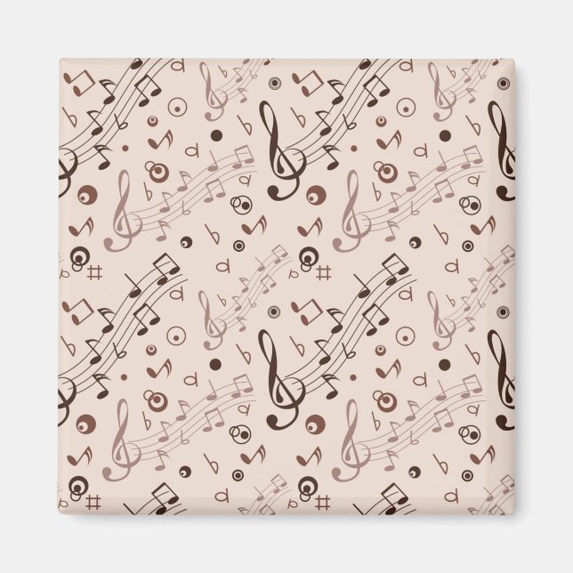 Music pattern magnet (Front)