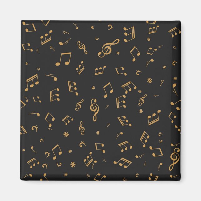 Music pattern magnet (Front)