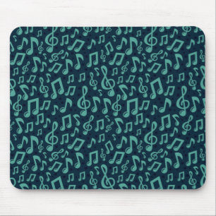 Music pattern mouse pad