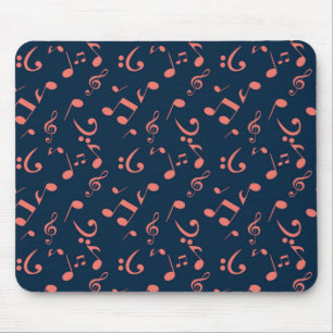 Music pattern mouse pad