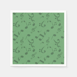 Music pattern napkin