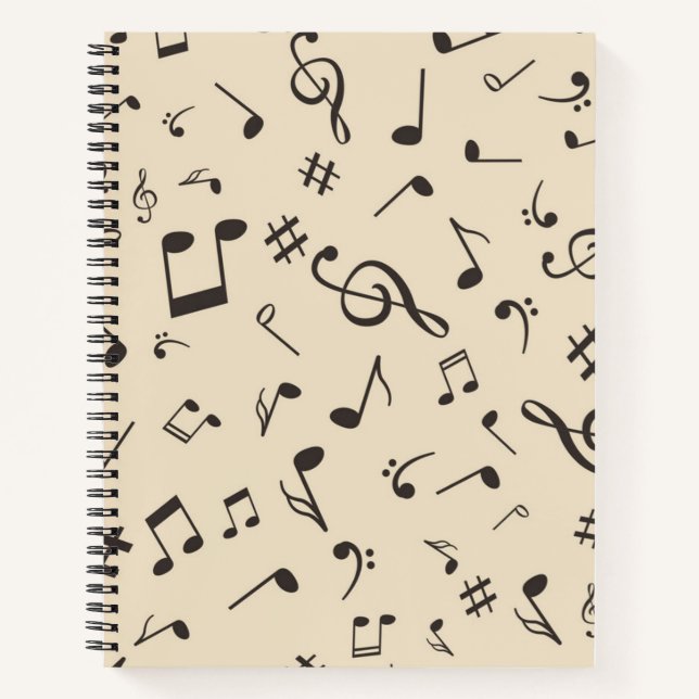 Music pattern notebook (Front)