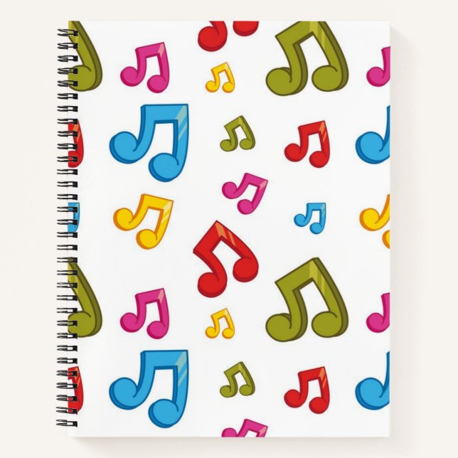 Music pattern notebook (Front)