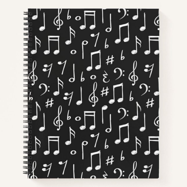 Music pattern notebook (Front)