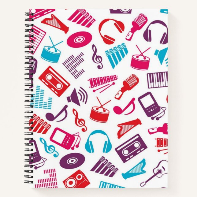 Music pattern notebook (Front)