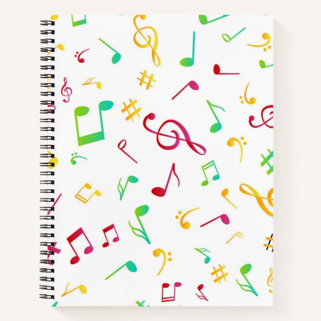Music pattern notebook (Front)